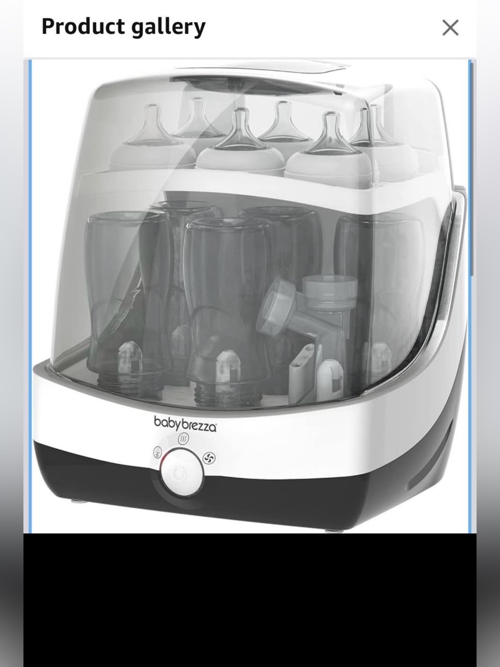 Baby Brezza 10 Minute Bottle and Pacifier Sterilizer and Dryer
